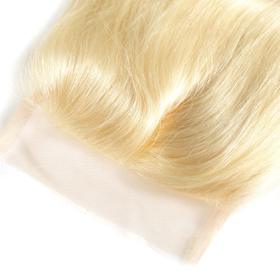 Raw #613 Blonde Closure (4x4)
